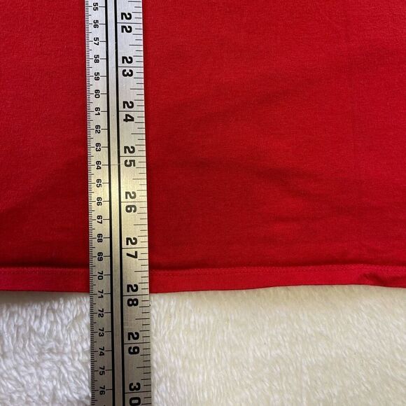 Large Red Unisex Nike Just Do It T-Shirt - Picture 6 of 11